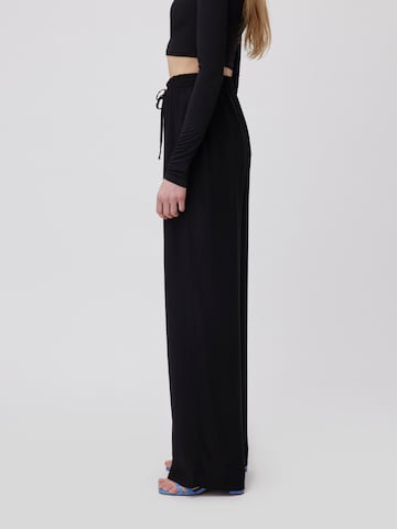 Wide Leg Pantalon 'Saskia' LeGer by Lena Gercke en noir