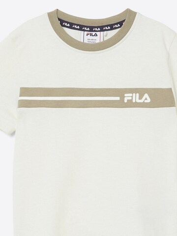 FILA Shirt 'FAVERGA regular graphic t-shirt' in White