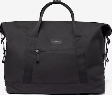 SANDQVIST Weekend bag 'Sture' in Black: front
