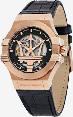 Maserati Analog Watch in Gold: front