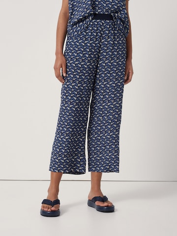 Someday Wide leg Broek 'Cholena' in Blauw: voorkant