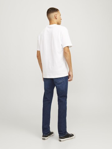 JACK & JONES Slimfit Jeans 'JJIGlenn JJEvan' in Blauw