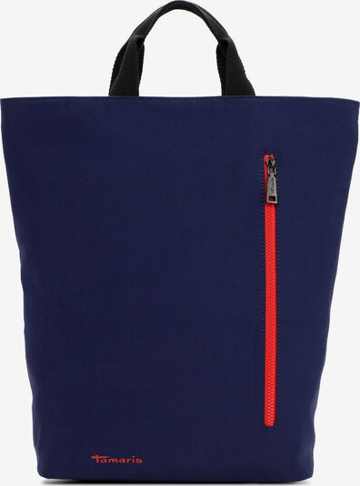 TAMARIS Sac à dos 'Bianca' en bleu foncé / rouge clair, Vue avec produit