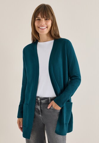 CECIL Knit Cardigan in Blue: front