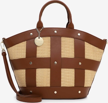 Tamaris "Чанта тип ""Shopper""" 'Kirsti' в кафяво: отпред