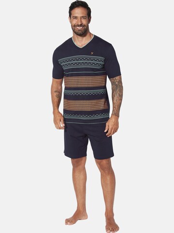 Jan Vanderstorm Pajama short 'Rudewin' in Blue: front