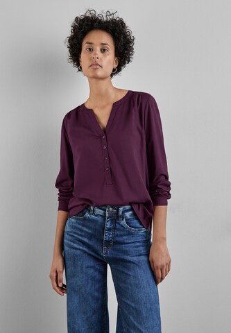 STREET ONE Bluse in Lila: Vorderseite