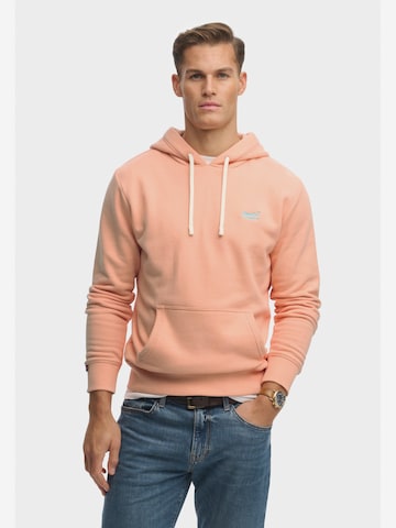Superdry Sweatshirt 'Essential ' in Orange: front