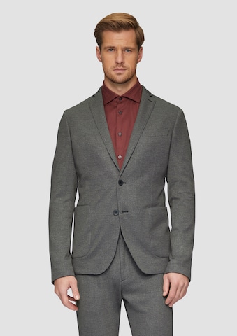 Coupe slim Veste de costume s.Oliver BLACK LABEL en gris : devant