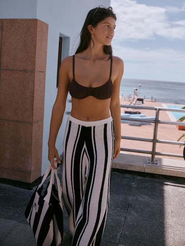 Wide Leg Pantalon Next en noir