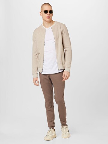 JACK & JONES - Tapered Pantalón 'WILL' en marrón