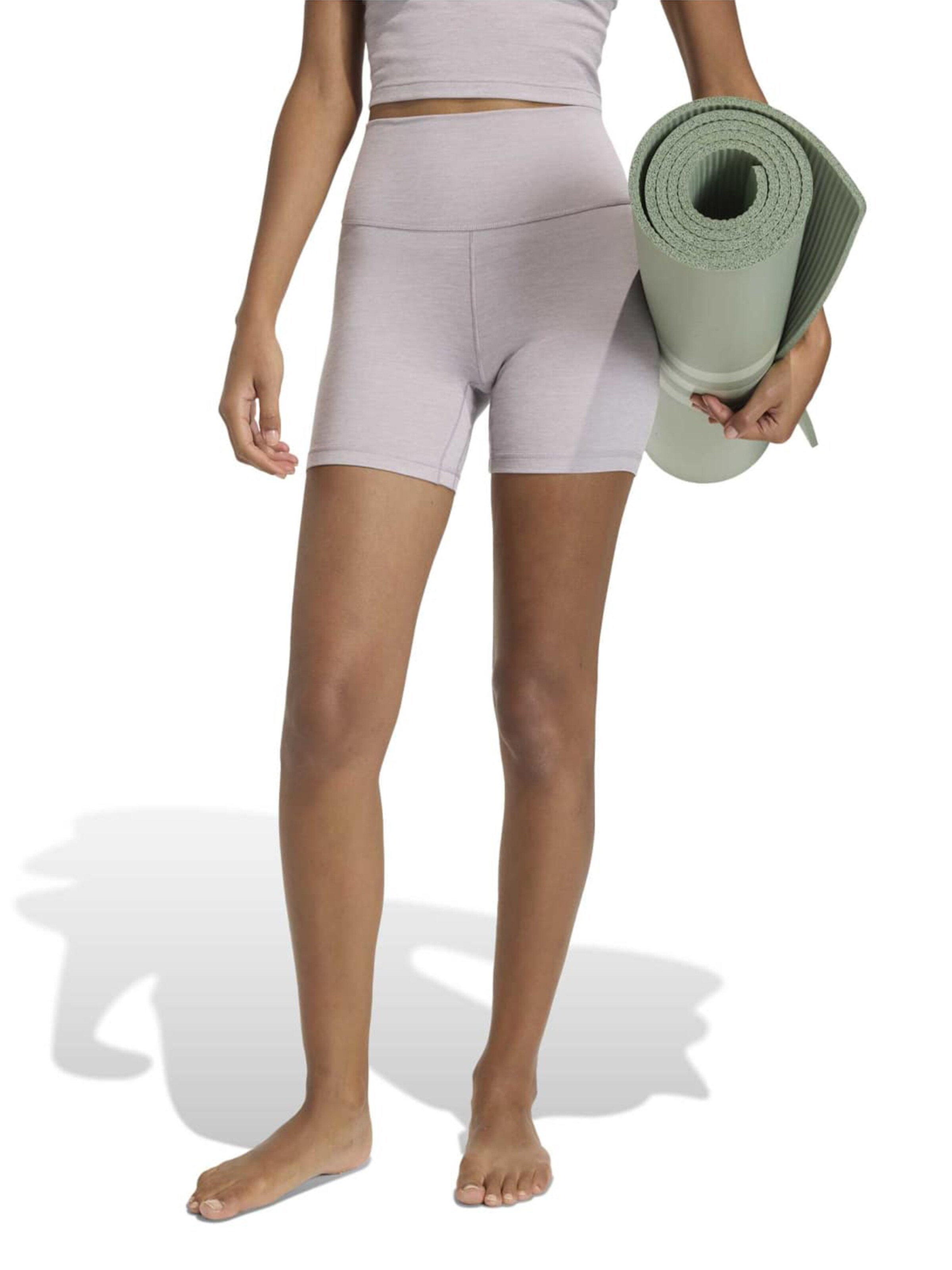 ADIDAS PERFORMANCE Skinny Workout Pants 'All Me' in Purple: front