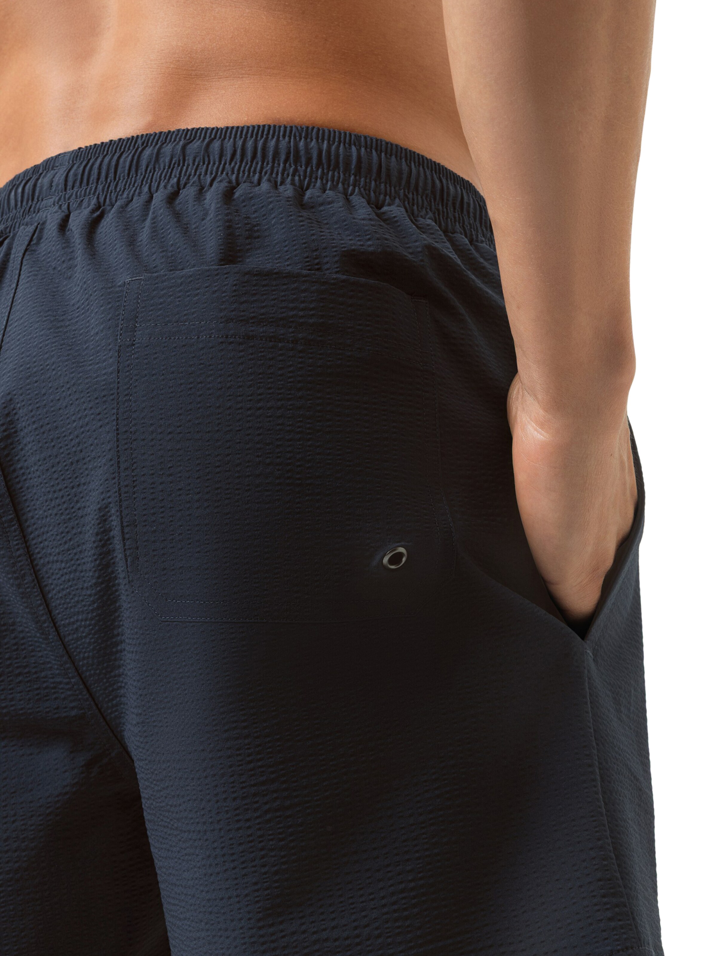 Mey Swimming shorts 'Coastal Crinkle' in Blue