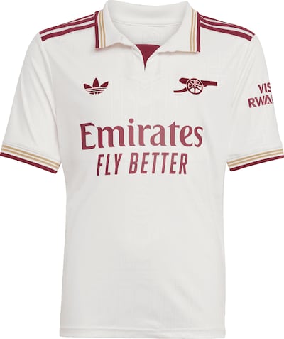 ADIDAS PERFORMANCE Toiminnallinen paita 'FC Arsenal 25/26' koossa 128 värissä beige / karmiininpunaine / valkoinen, Tuotenäkymä