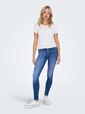 Skinny Jean 'BLUSH' ONLY en bleu