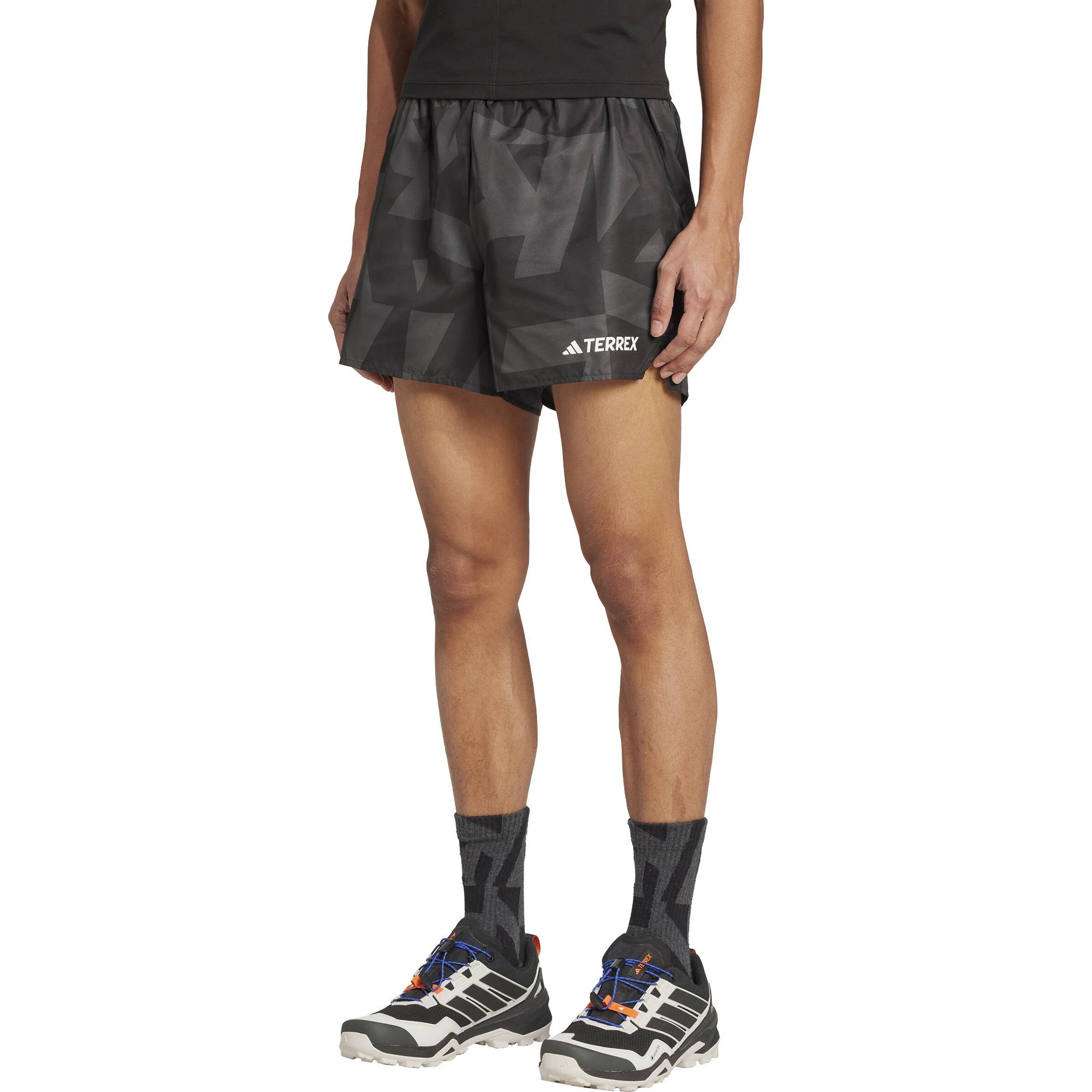 ADIDAS TERREX Regular Workout Pants in Grey: front