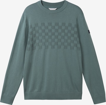 TOM TAILOR Sweater in Green: front