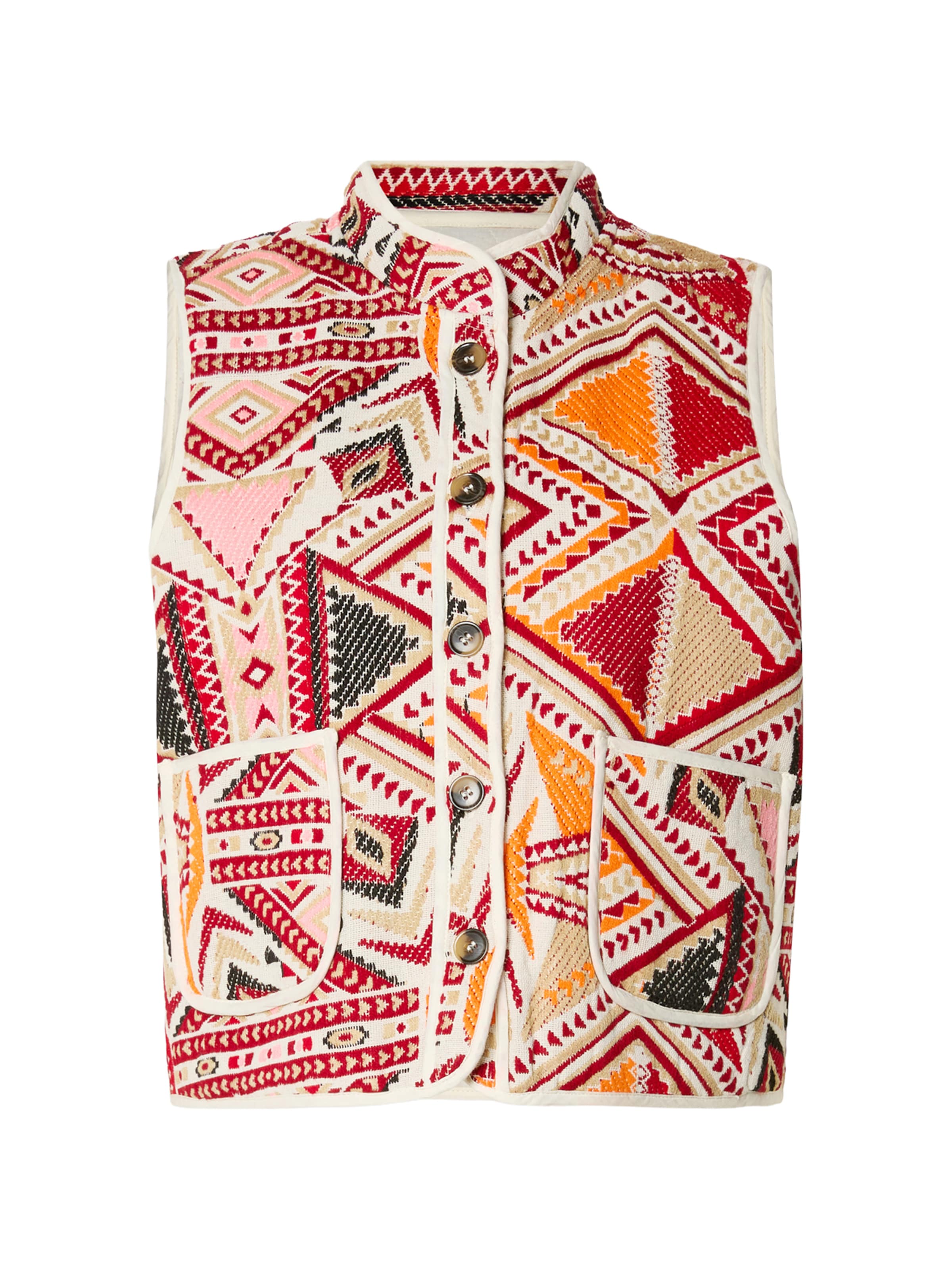 Vestă 'Cairo' de la Lollys Laundry pe roșu: față