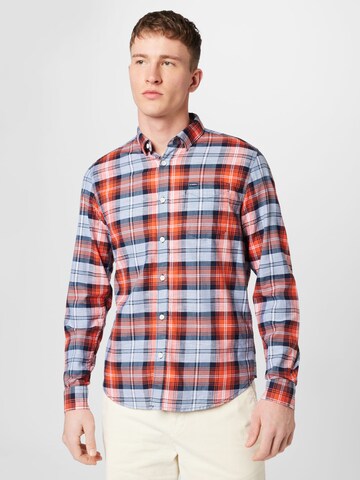 GARCIA Regular fit Button Up Shirt in Red: front