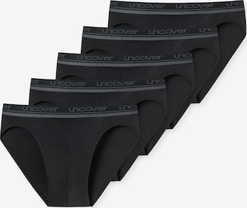 Slip di uncover by SCHIESSER in nero: frontale