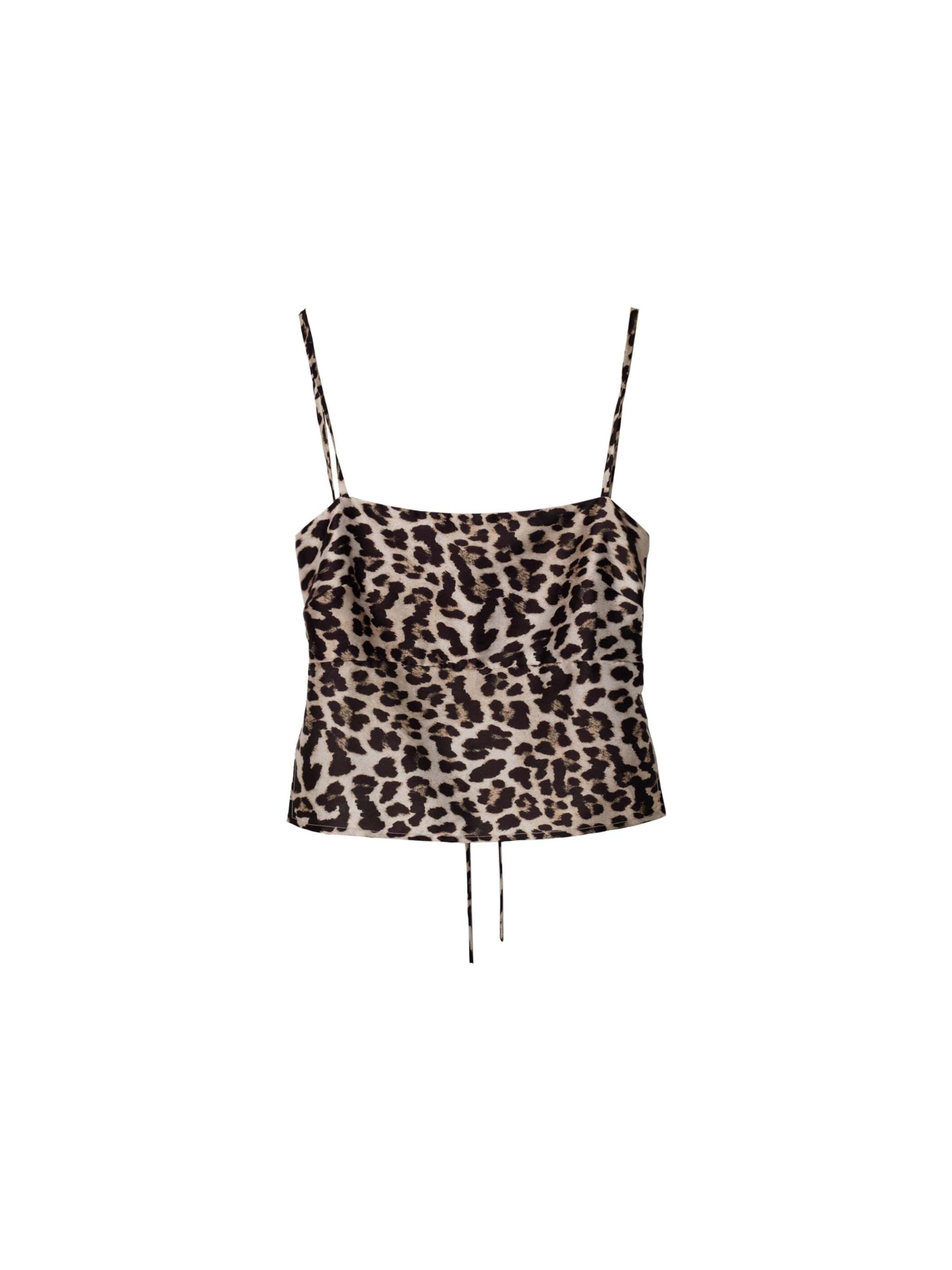 THE-ARE - Top en beige: frente