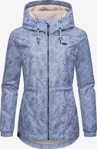 Ragwear Functionele jas 'Dankka Spring' in Blauw: voorkant