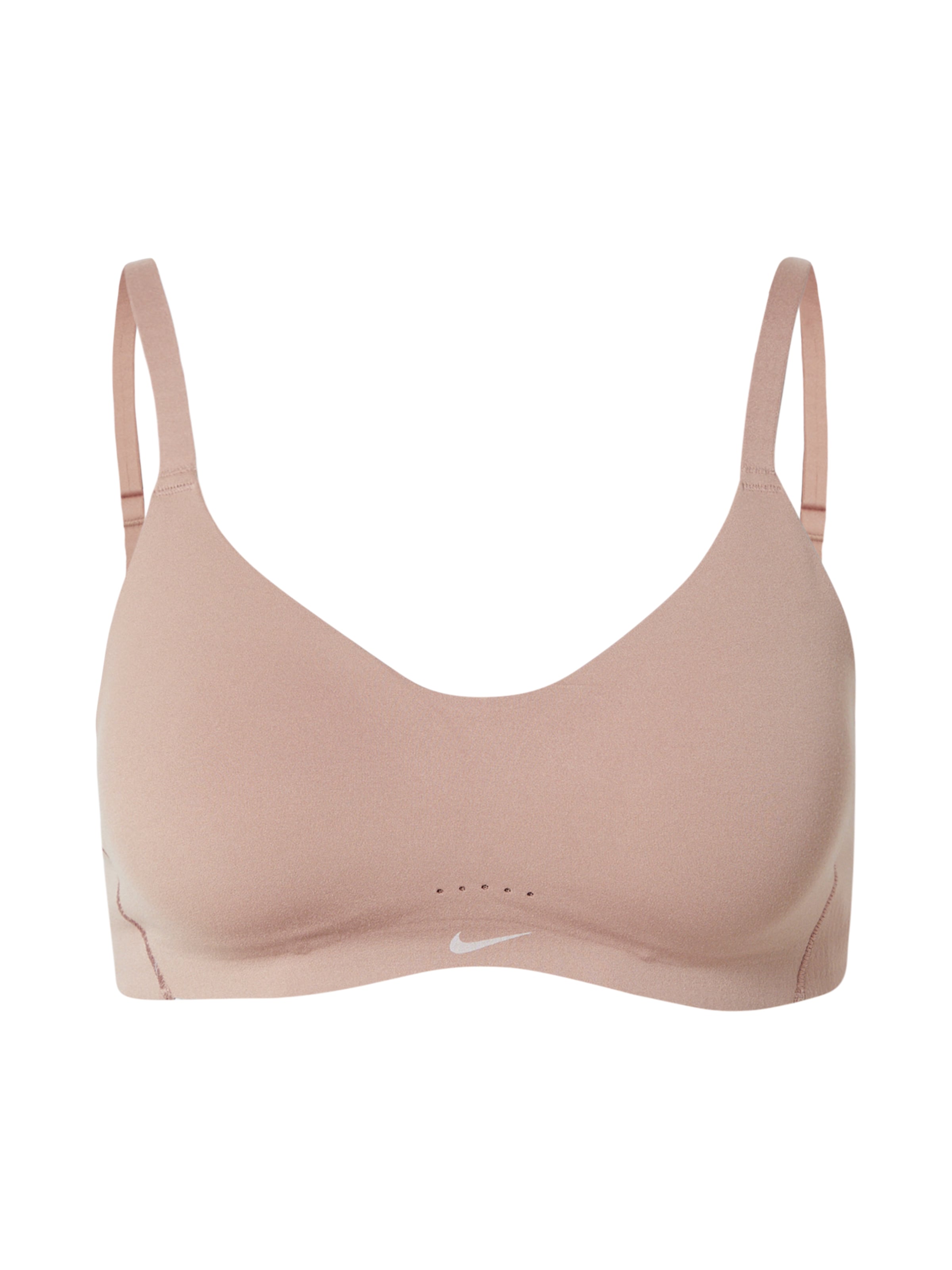 NIKEBustier Sportski grudnjak 'ALATE MINIMALIST' - bež boja: prednji dio