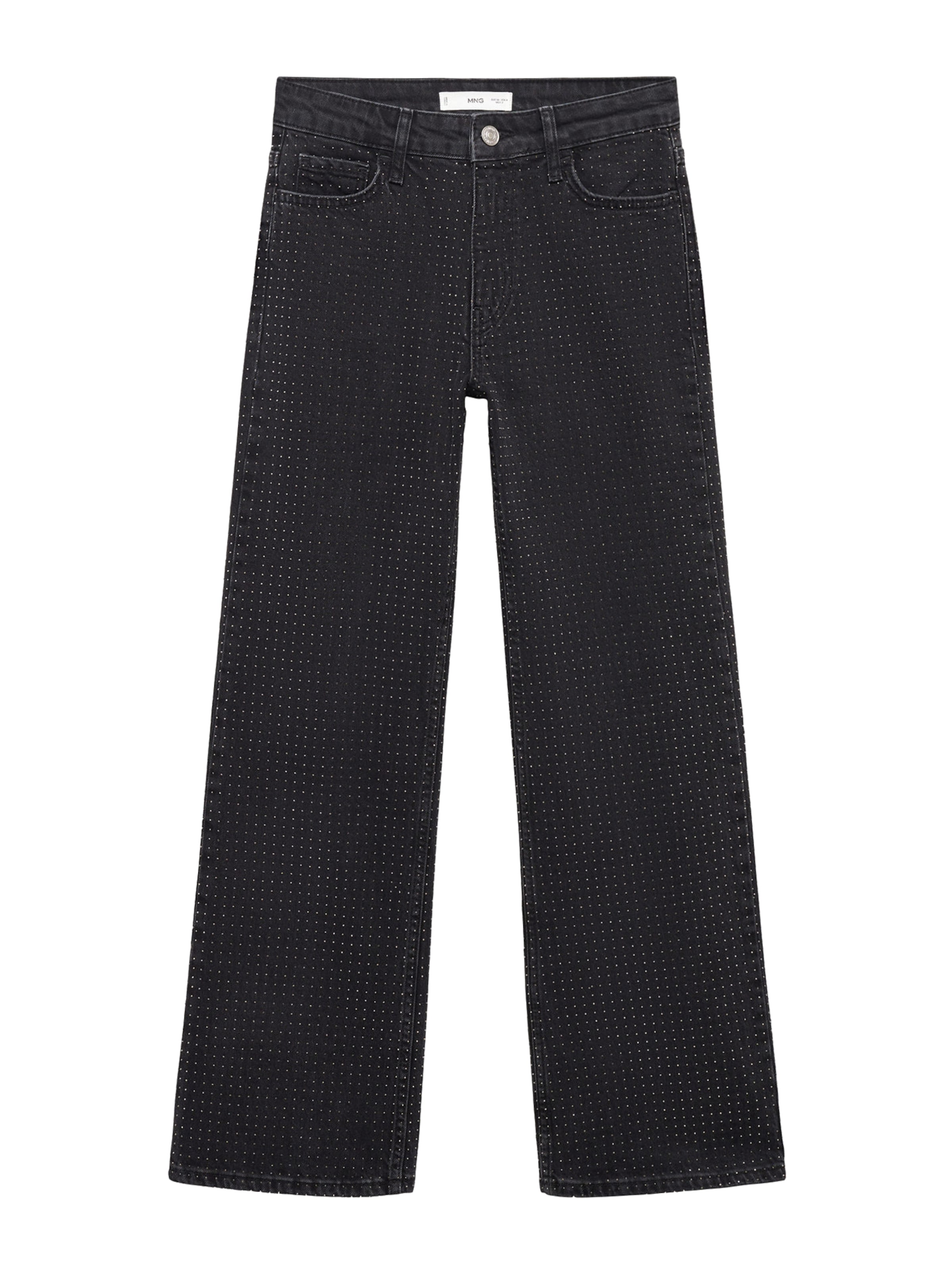 MANGO Flared Jeans 'Ruth' in Grey: front