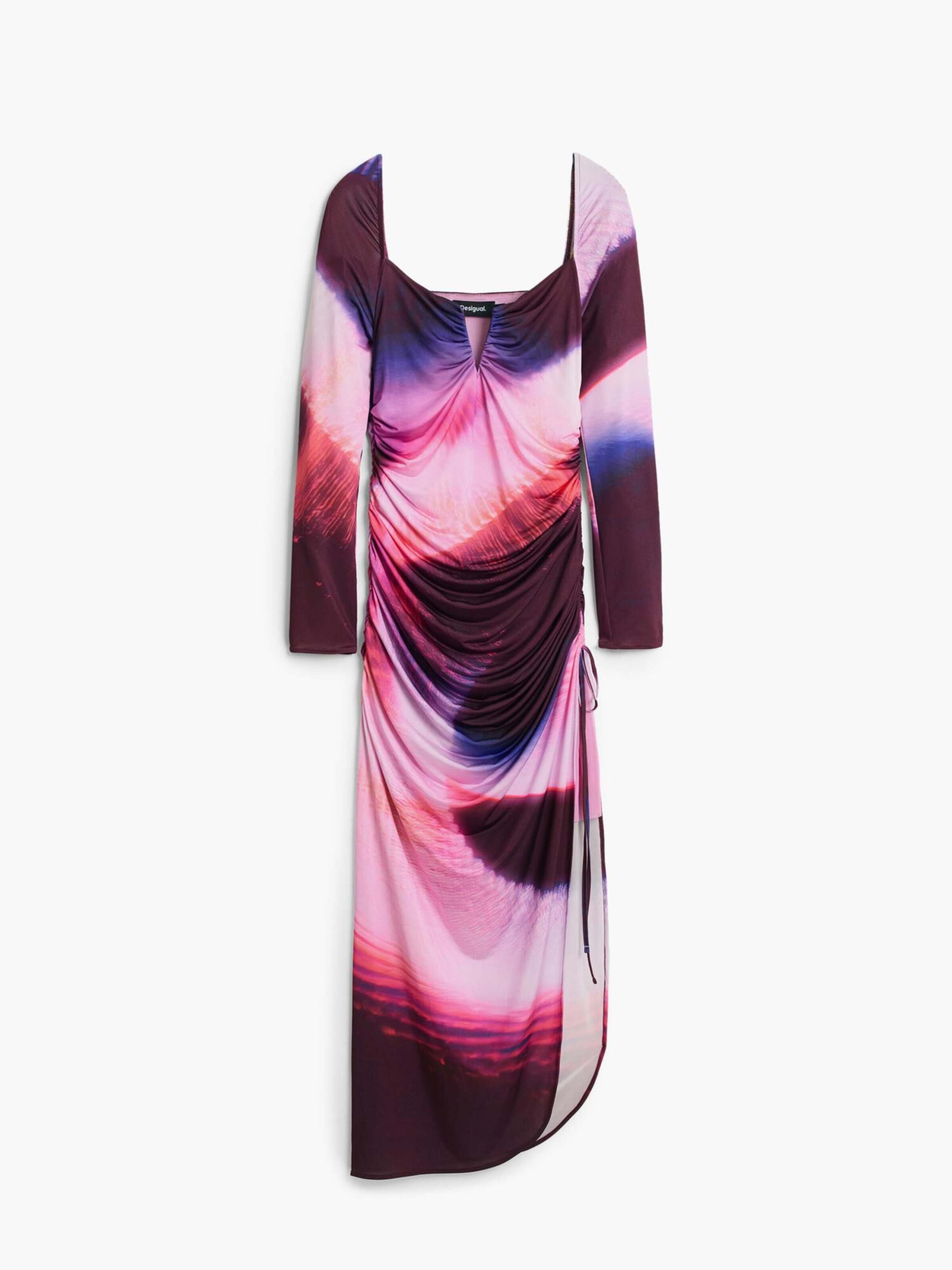 Desigual Φόρεμα 'Midi' σε ροζ: μπροστά