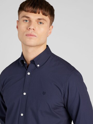 JACK & JONES Regular fit Button Up Shirt in Blue