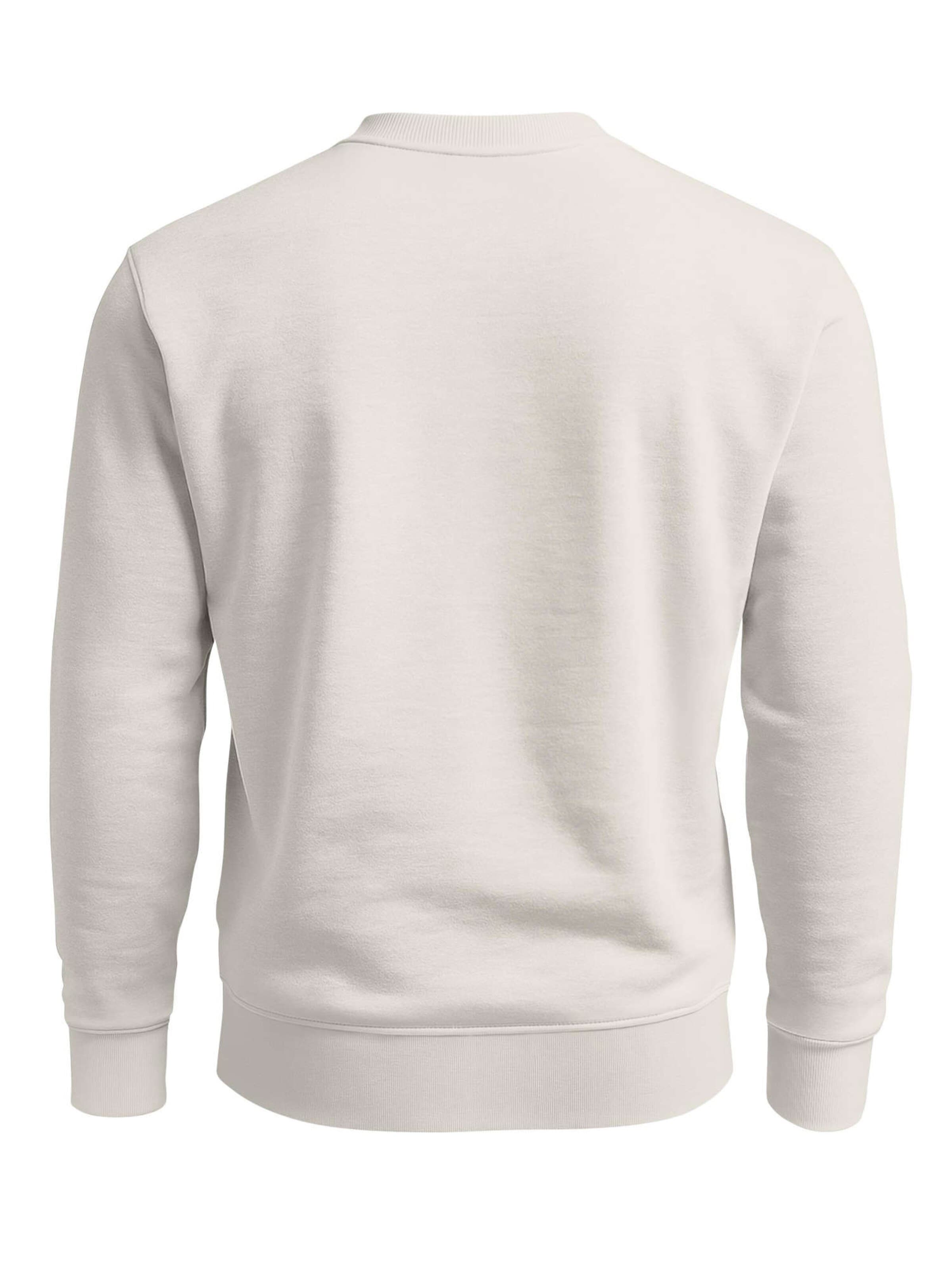 Neverless Sweatshirt 'Kompass' in Beige