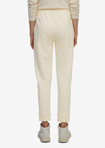 Marc O'Polo Tapered Broek in Wit