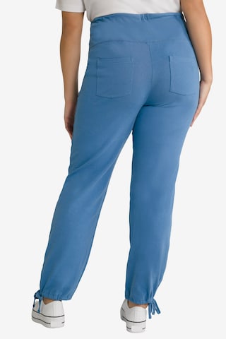 Ulla Popken Regular Hose  (GOTS) in Blau