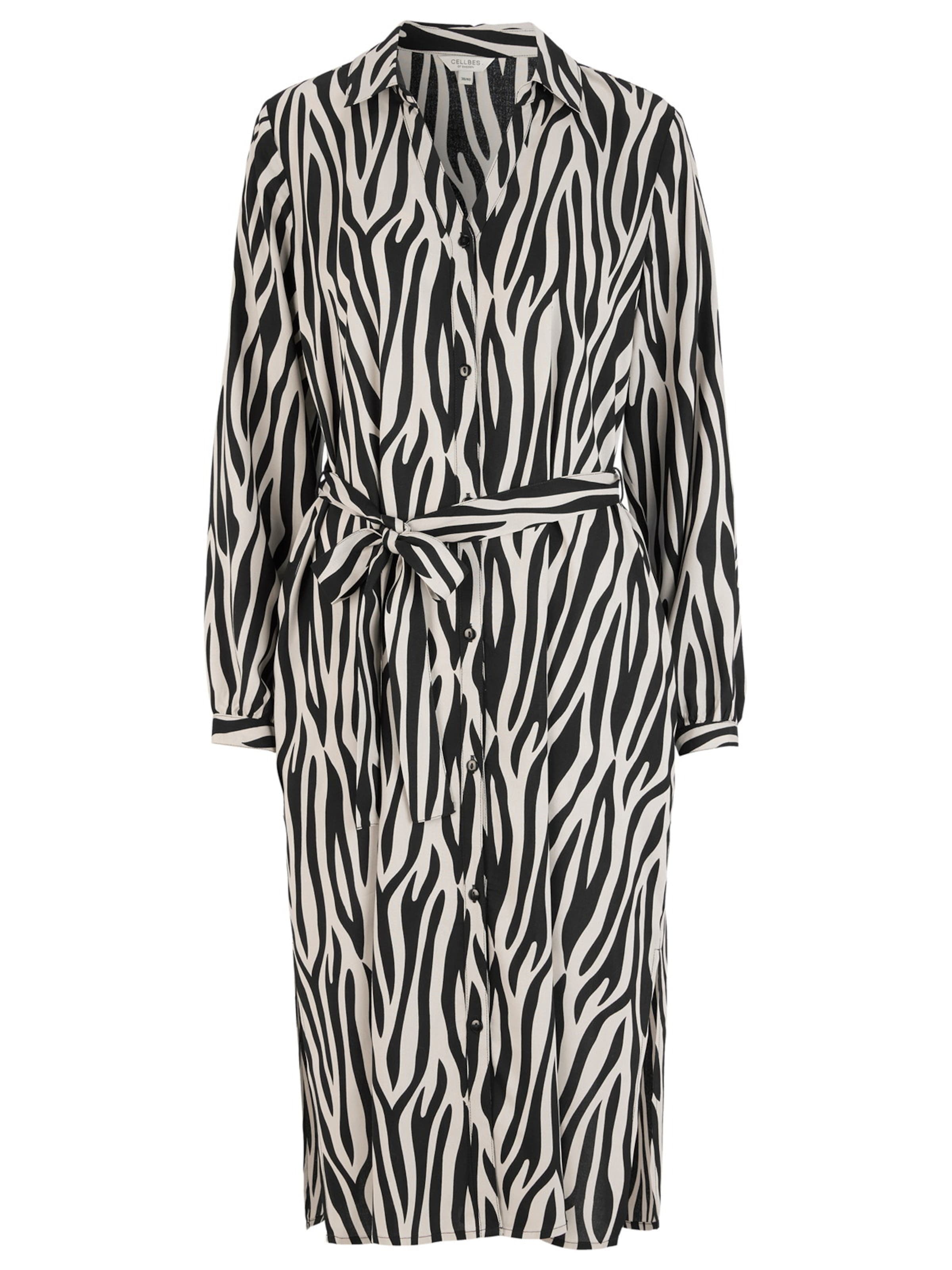 Cellbes of Sweden Blousejurk in Zwart: voorkant