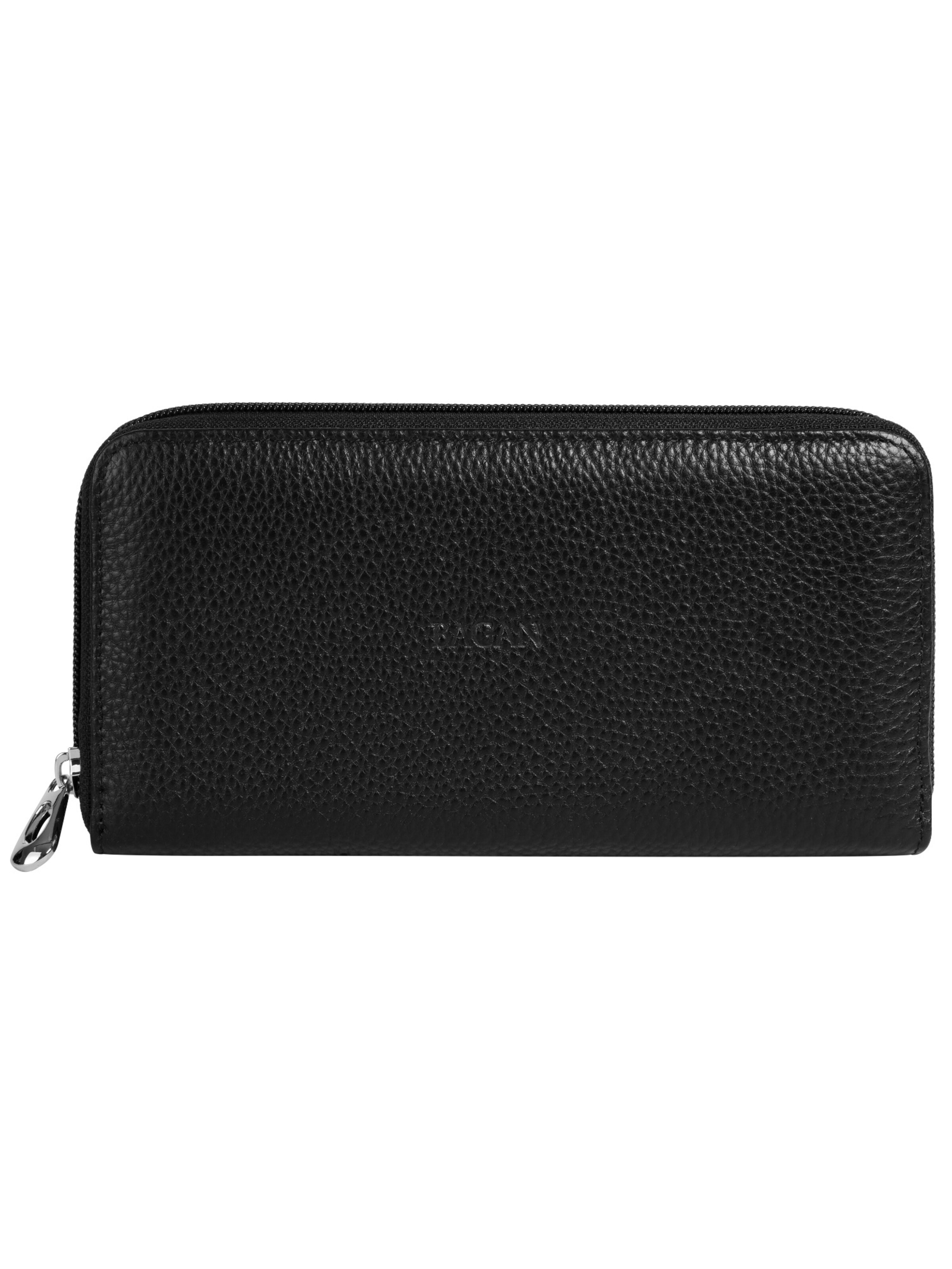 Bagan Wallet in Black: front