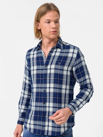 By Diess Collection Средняя посадка Рубашка в Синий