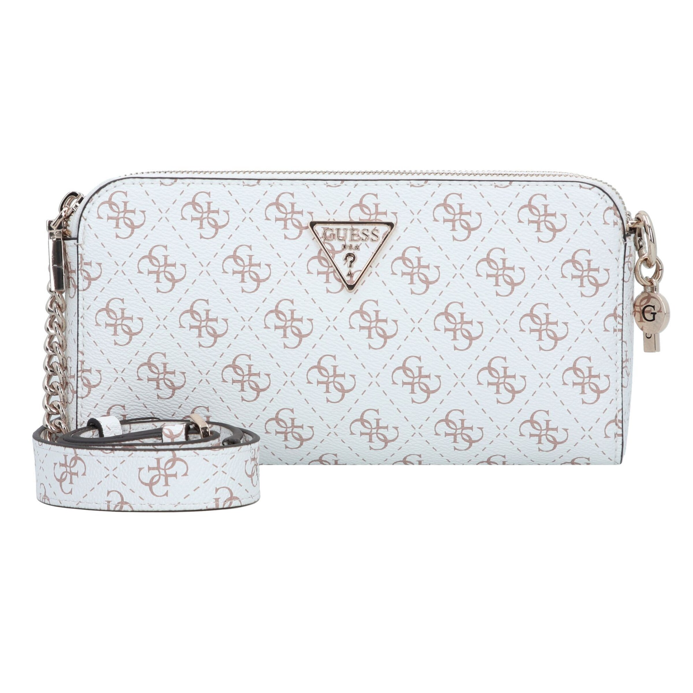 GUESS Crossbody Bag 'Eco Carly' in White ABOUT YOU