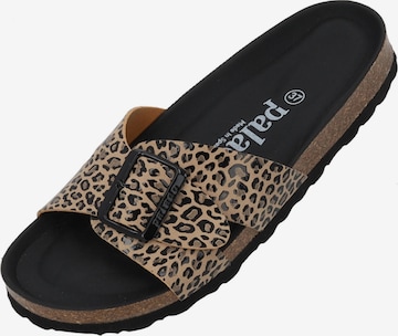 Palado Pantolette 'Tinos Leo' in Beige: Vorderseite