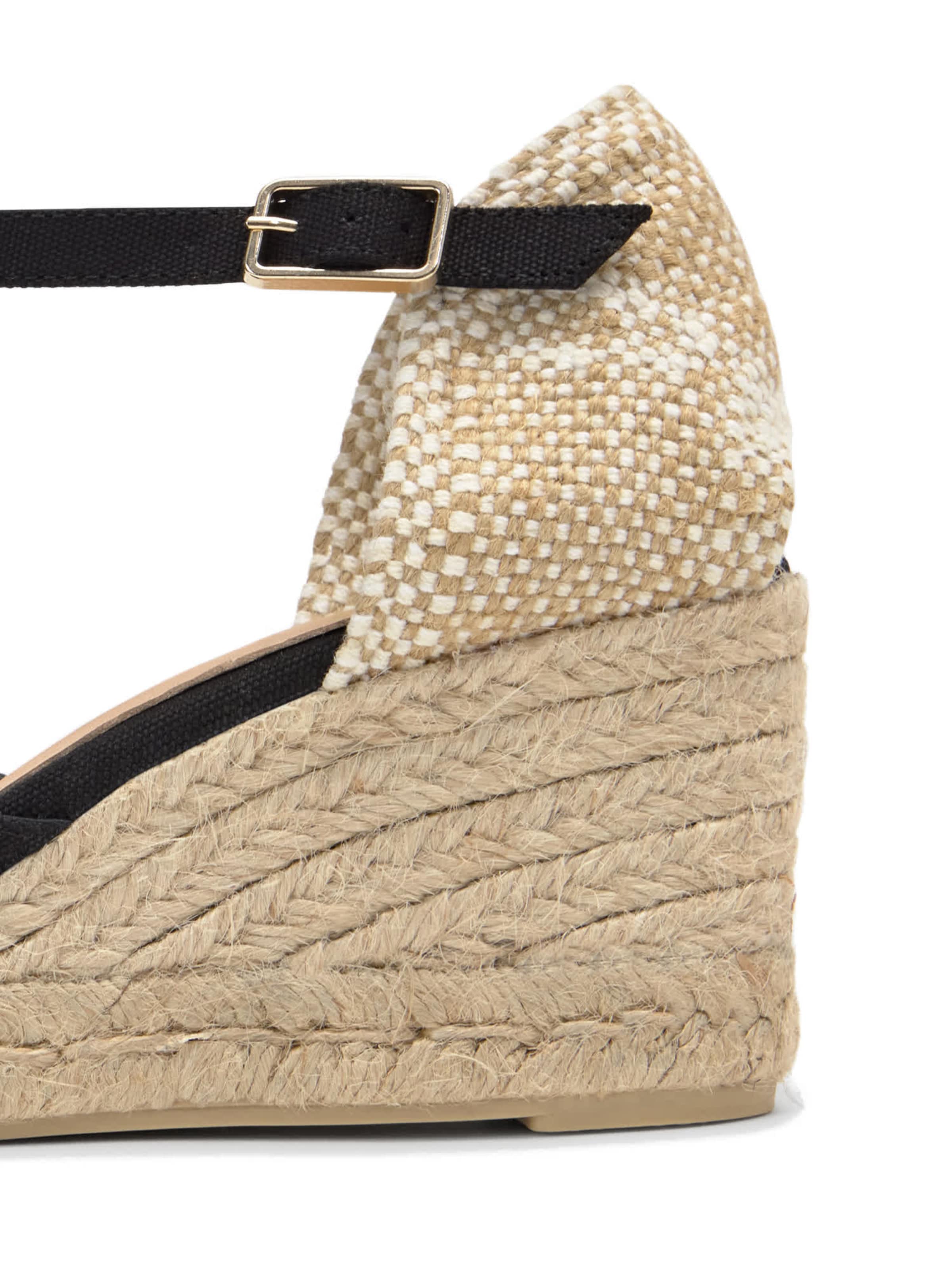 Castañer Espadrilky 'Carol' - Čierna