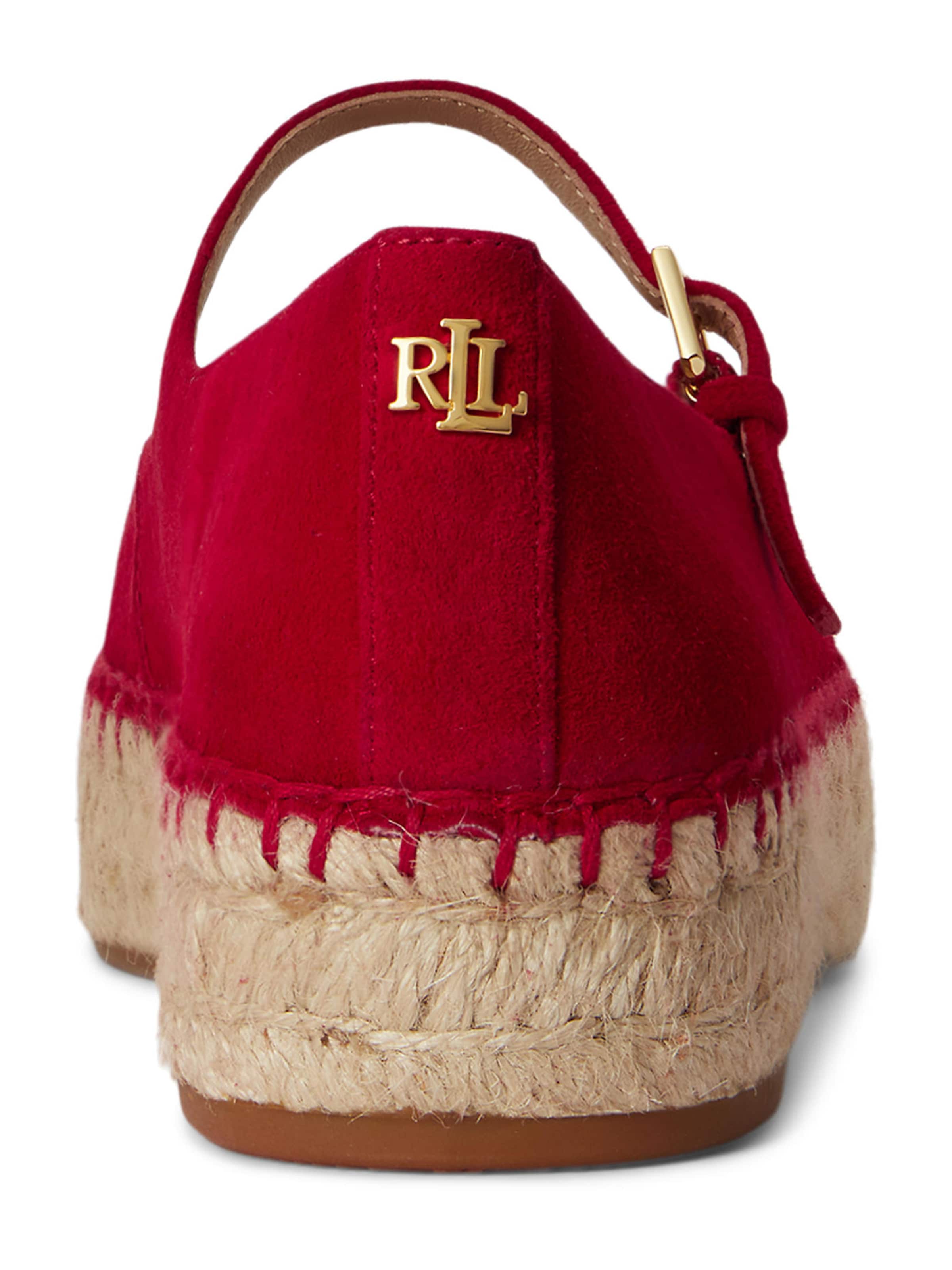 Lauren Ralph Lauren - Alpargatas 'LUIZE' en rojo