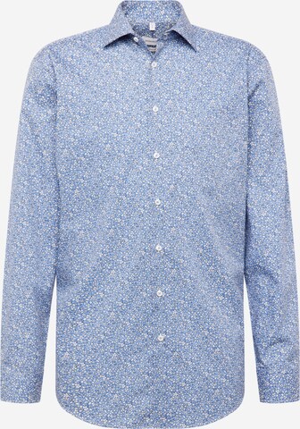 SEIDENSTICKER - Ajuste regular Camisa en azul: frente