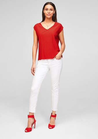 s.Oliver BLACK LABEL Bluse in Rot