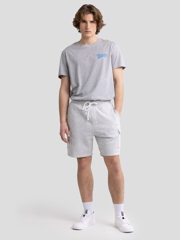 BIG STAR Regular Cargo trousers 'Mandos' in Grey