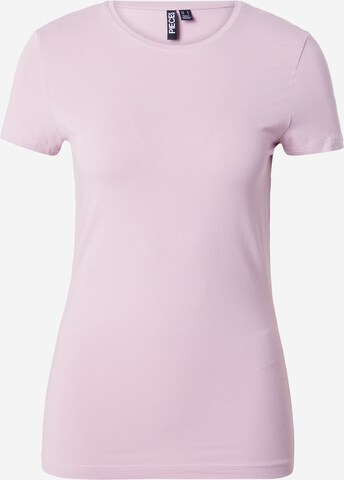 PIECES T-Shirt 'SIRENE' in Pink: predná strana