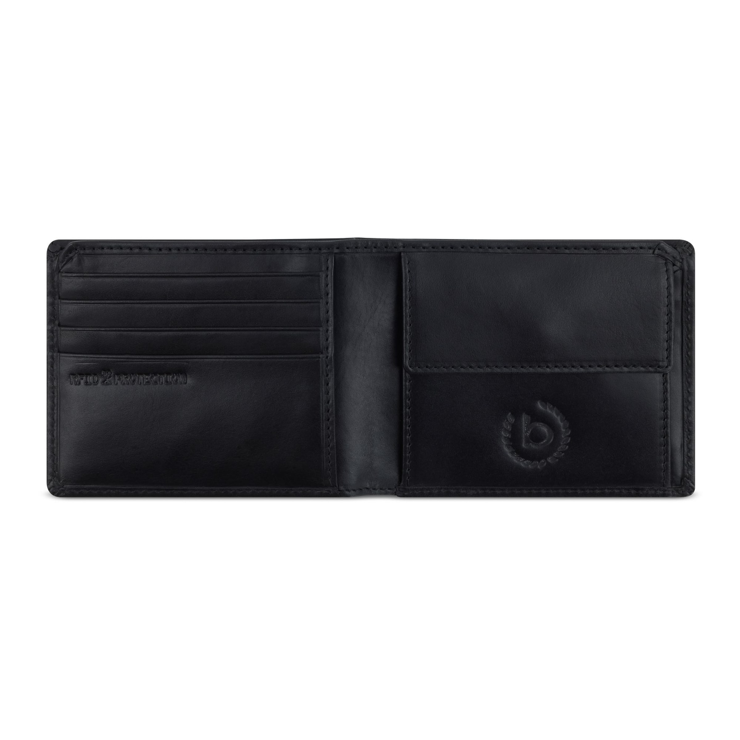 bugatti Portemonnaie 'Remo' in Schwarz