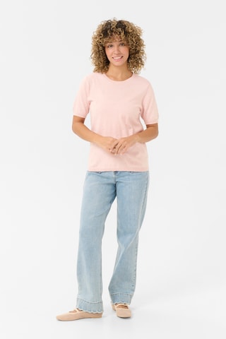 Cream Sweater 'Hanne ' in Pink