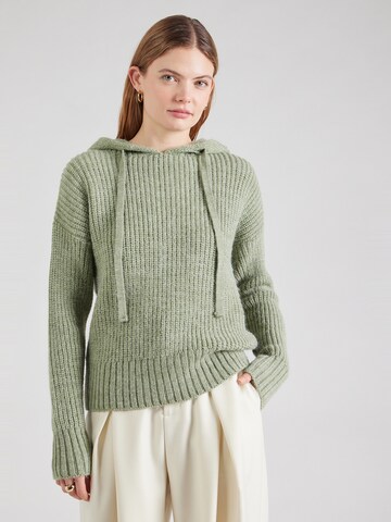 ABOUT YOU Sweater 'Juna' in Green: front