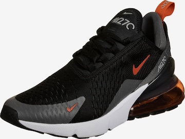 Baskets basses 'Air Max 270' Nike Sportswear en noir : devant