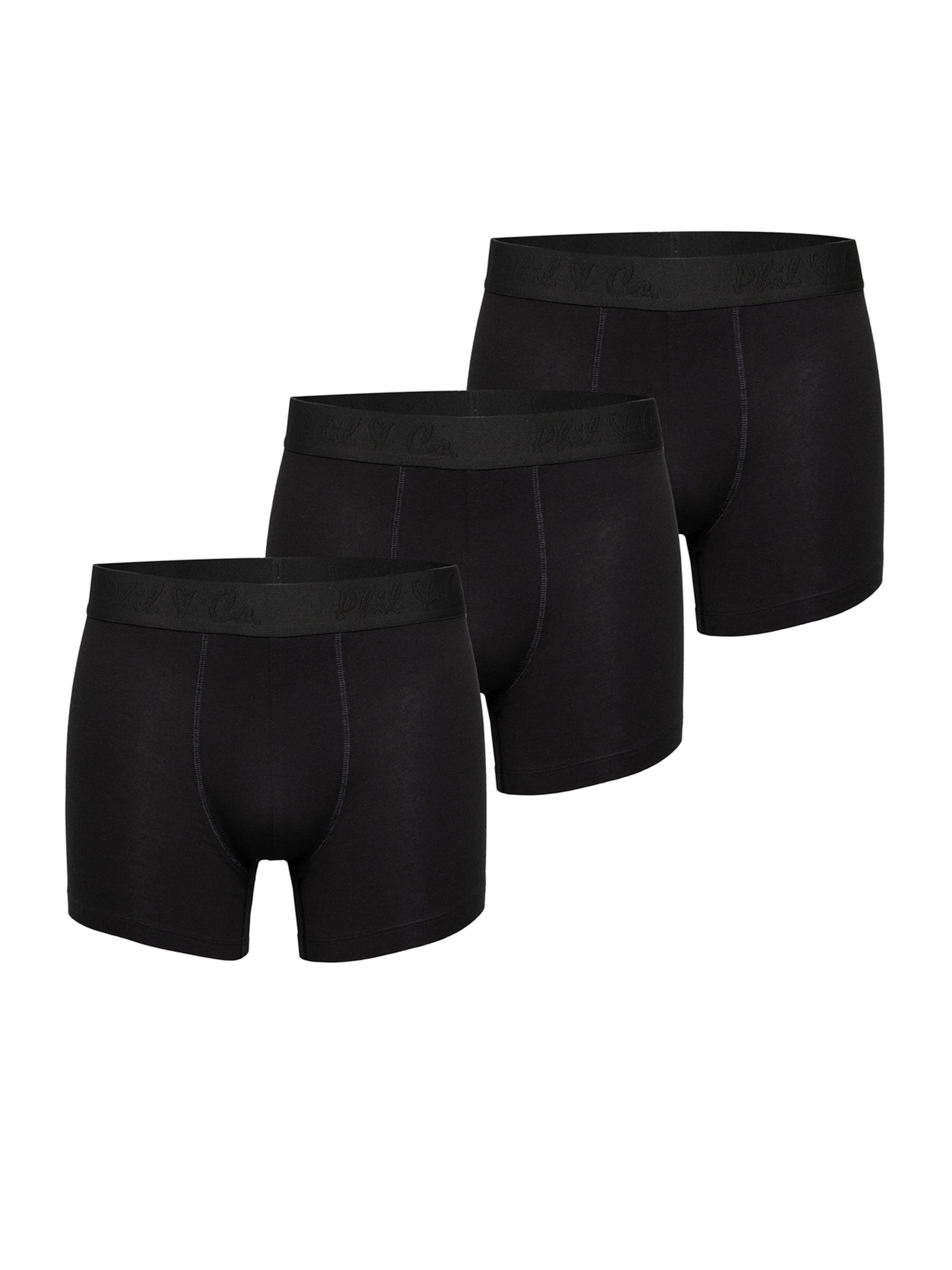 Boxers ' Jersey Core ' Phil & Co. Berlin en noir : devant