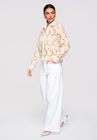 Ombre Blouse 'OW-SH-E0025' in Beige